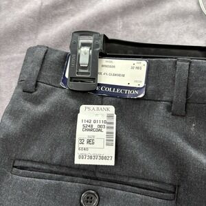 NWT Jos. A. Bank Executive Collection Wool Cashmere Dress pants 32R Slight flaw